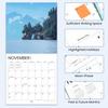SUNEE 2026 Calendar for Wall, 2026 Large Wall calendar 12x12 Inches with 16 Months from September 2025 to December 2026, Thick Glossy Paper, 12" x