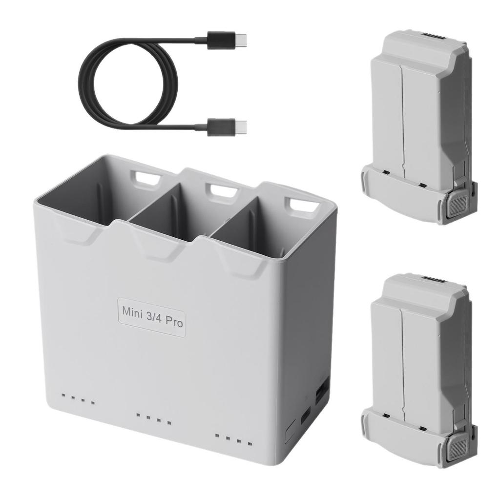 DJI Mini 3/4/5 Pro Drone Battery & Charger Set