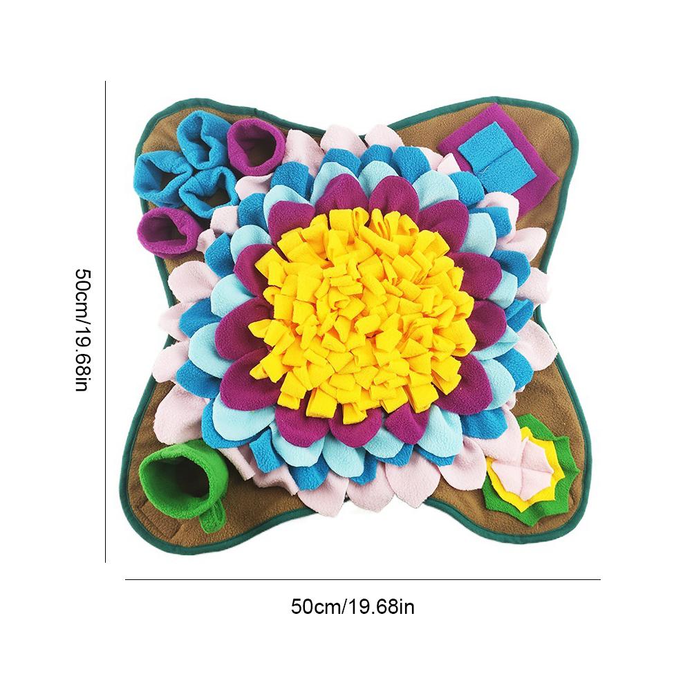 Pet Snuffle Feeding Mat Pet Dog Snuffle Mat Dog Training Pad for Cats Dogs Portable Travel Use for Slow Eating & Smell Training