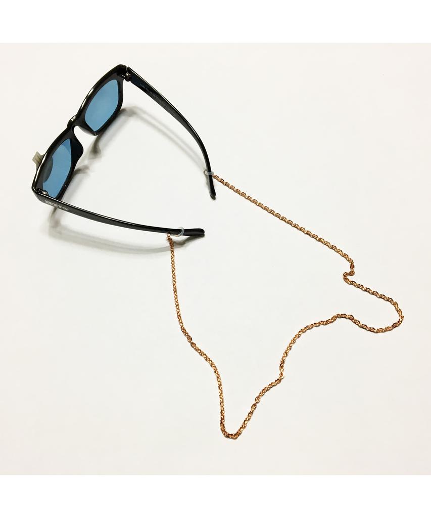 Segseuto [Surgical Steel][Eyeglass Chain] W-Type 003 E.L Rosegold