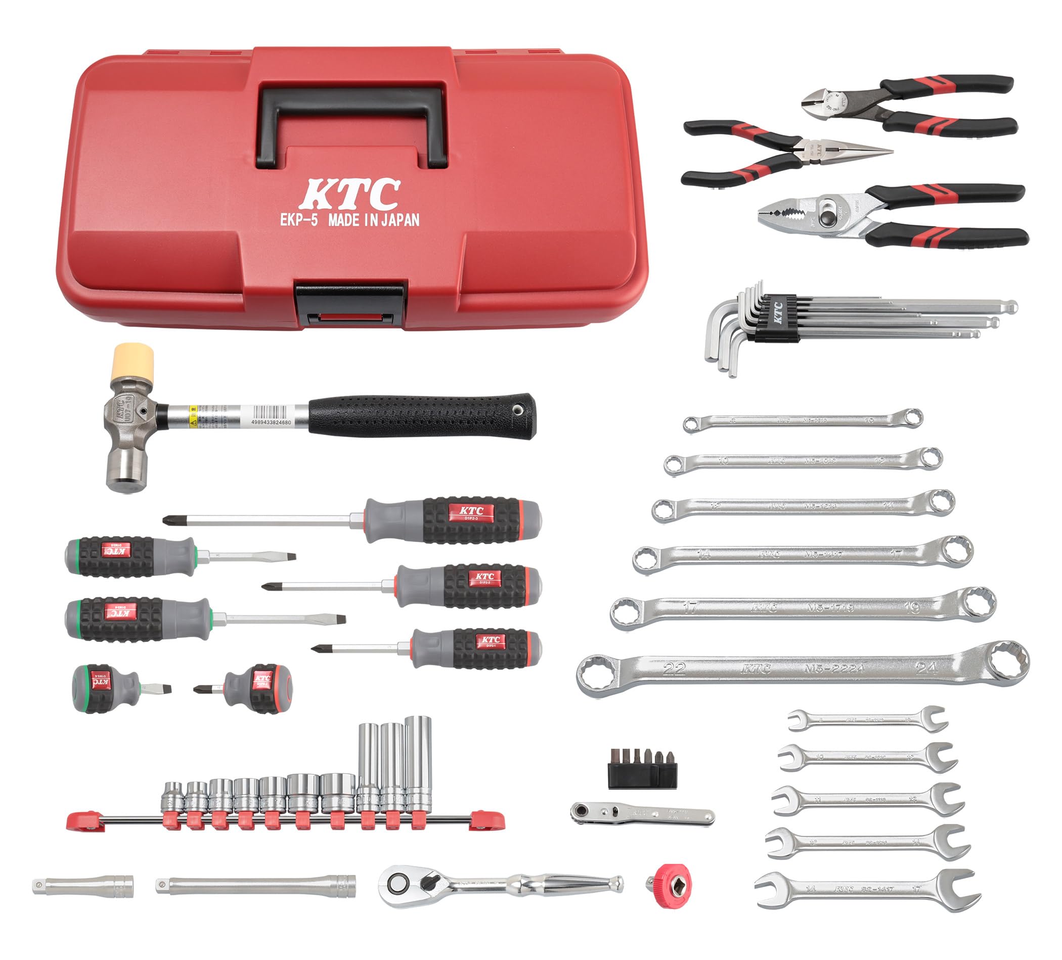 

KTC Original Tool SK33913PSEM 9.5 sq. 53-piece Set, EKP-5 Compatible,