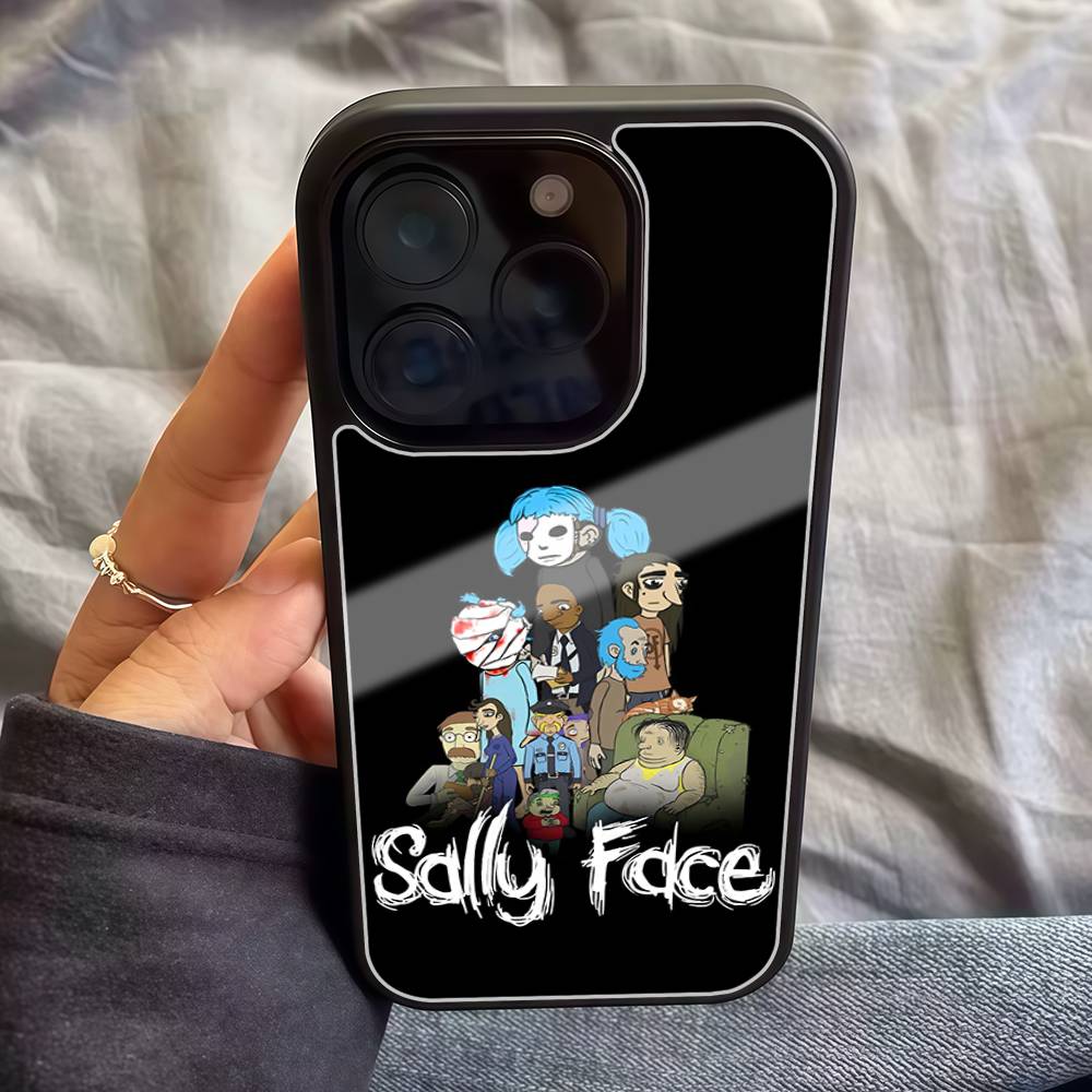 Fashion S-Sally Face Thriller Game Phone Case Hard Plastic Phone Case For Iphone 17 Air 16 15 14 13 12 11 Pro Max PC TPU