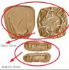 2Pcs/Set Office Resist Water Chair Cover Solid Computer Chair Cover Stretch Armchair Seat Case