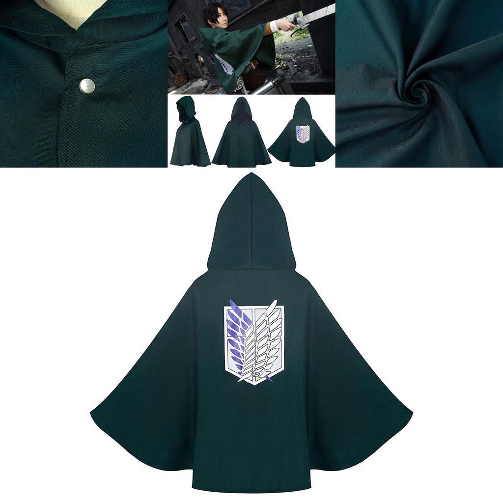 Anime Attack On Titan Plášť Cosplay Legie Křídla Svobody Levi Ackerman Plášt pro Nadšence