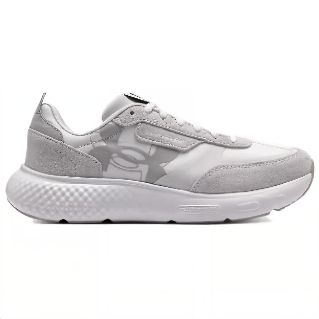 Under Armour Decoy Lux Comfortable Versatile Fabric Leather Shock Absorbing Durable Low Top Casual Running Shoes Women sneaker Gray 3028614-101