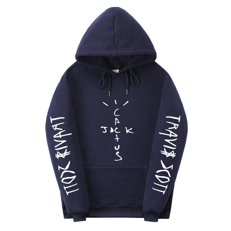 Trendy mikina Travis Scott Street Style s horkotiskovým designem