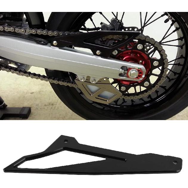 Drz400sm Chain Cover Rear Chain Cover Guard Protector Aluminum Fit for DRZ125/DRZ400S/DRZ400SM Black