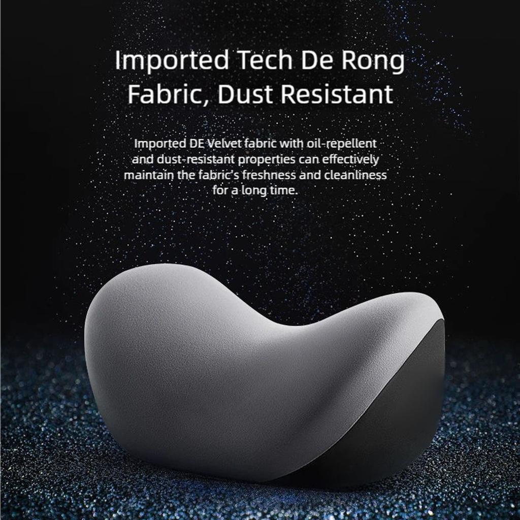 3 Piece Automotive Comfort Set Headrest Lumbar Pillow Cushion Memory Foam Design Car Headrest Pillow Easy Installation