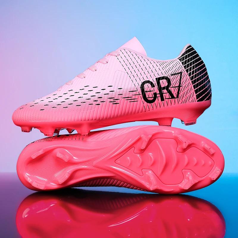 New Men Professional Soccer Shoes Ultralight Training Football Boots Breathable Unisex  Indoor Futsal Drop Shipping