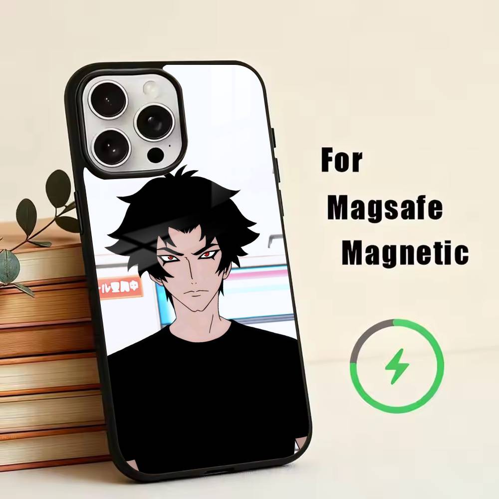 DC-Devilman C-Crybaby Phone Case For iPhone17,16,15,14,13,12,11 Plus,Pro Magnetic For Magsafe Wireless Charging