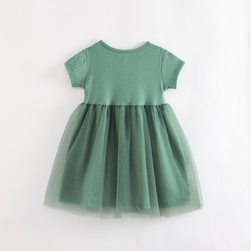 Children's Dress Baby's Summer Dress Girls' Mesh Dress Summer Stylish Princess Dress Gauze Dress