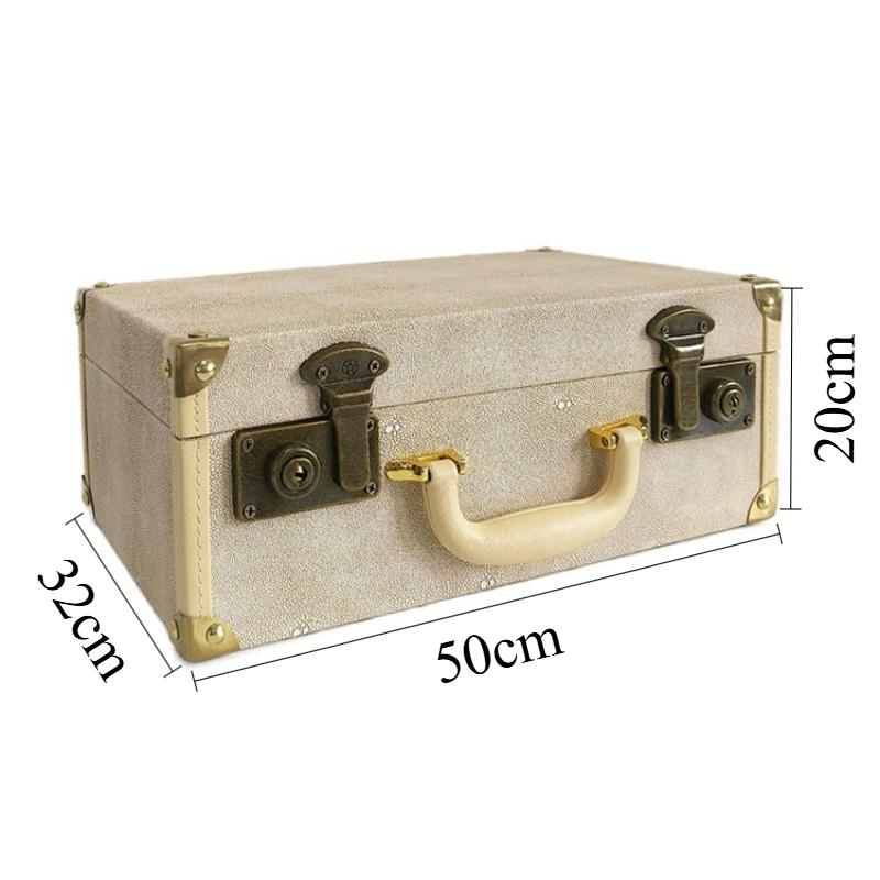 Desk Storage Box Accessory Organizers Large Retro Hand Held Accessories Bins Wardrobe Storage Cases Luxury Clothes Containers