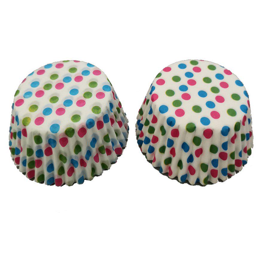 Buy HEI Dot Printed Cake Oil Paper Tray Baking Paper Cup 100pcs Cake
