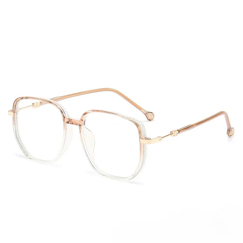 Vintage Reading Glasses Square Metal Frame Women Fashion Optical Eyewear Anti Blue Light Presbyopia Eyeglasses Marcos De