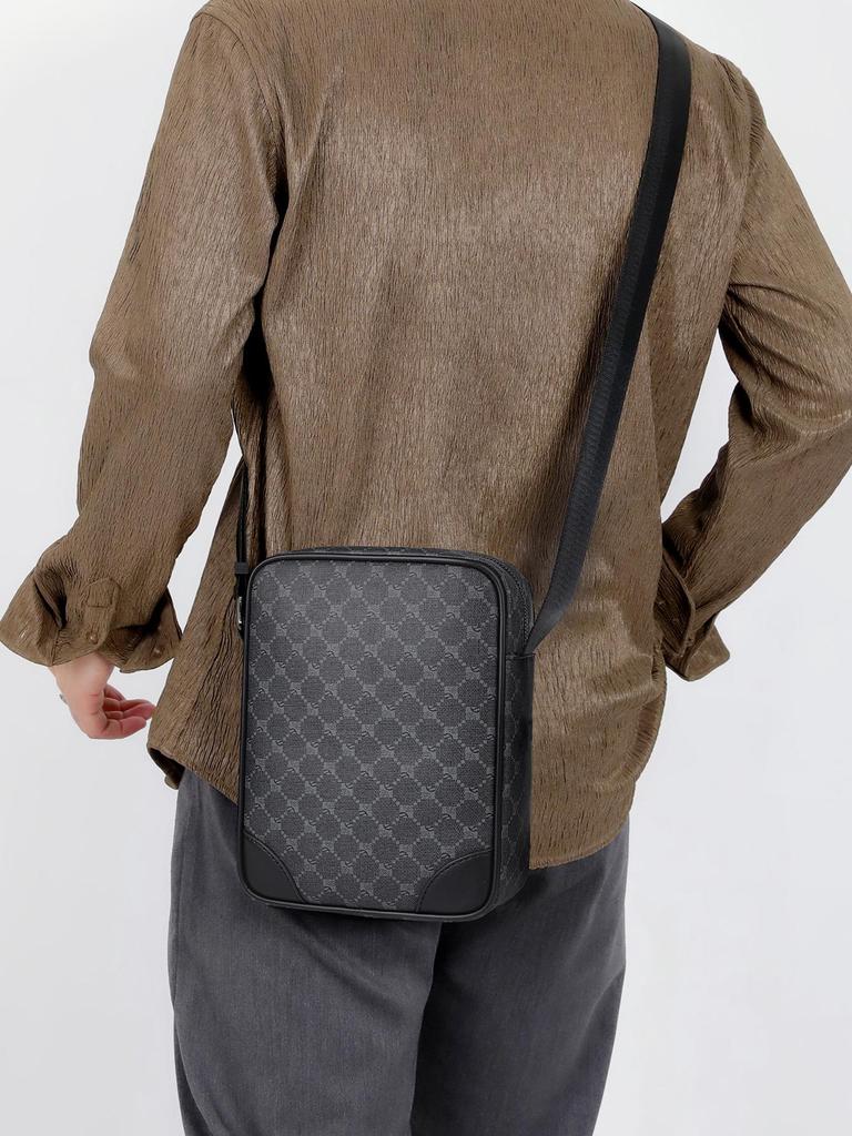 Męska casualowa torba na ramię z rekinem: Biznesowy plecak i torba crossbody o dużej pojemności na kampus