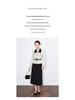French Light Luxury Sequin Tweed Jacket + Pleated Midi Skirt Set
