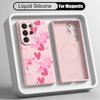 Cute Love Hearts Print Case For Samsung Galaxy S26 S25 Ultra S24 Plus S23 S22 Ultra Magnetic For Magsafe Liquid Silicone Cover