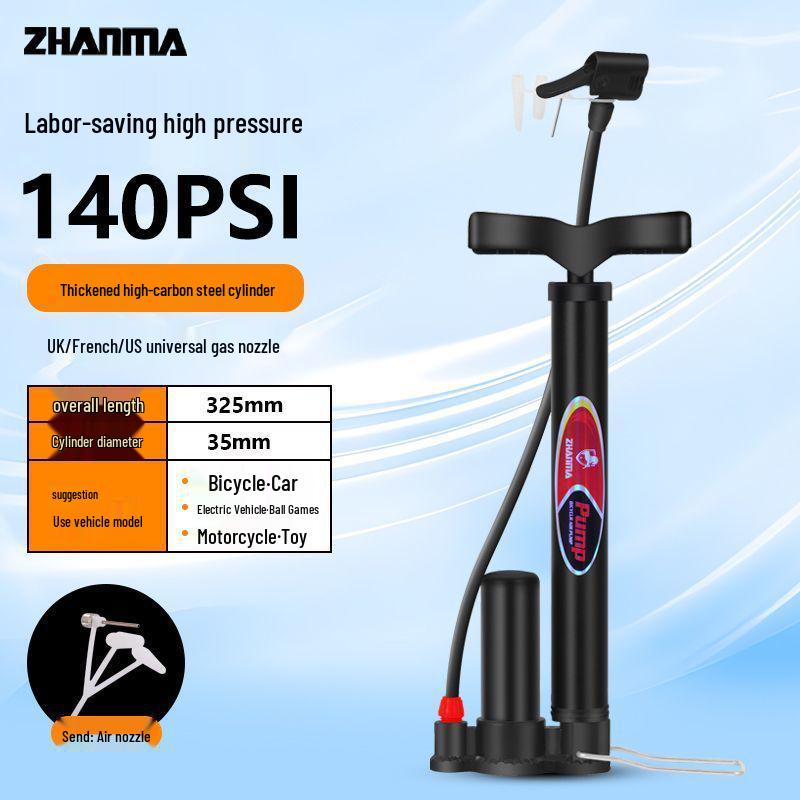 Universal High-Pressure Electric Air Pump for Bicycles, Motorcycles, Cars, and Sports Equipment
