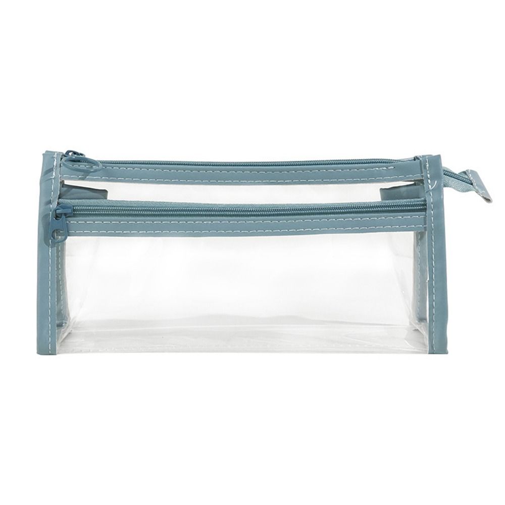 Wasserdichtes Mäppchen PVC Schreibwarentasche Einfache Aufbewahrungstasche für Schreibwaren Geschenk