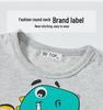 Dinosaur Cartoon Short Sleeve Toddler T-Shirt for Summer