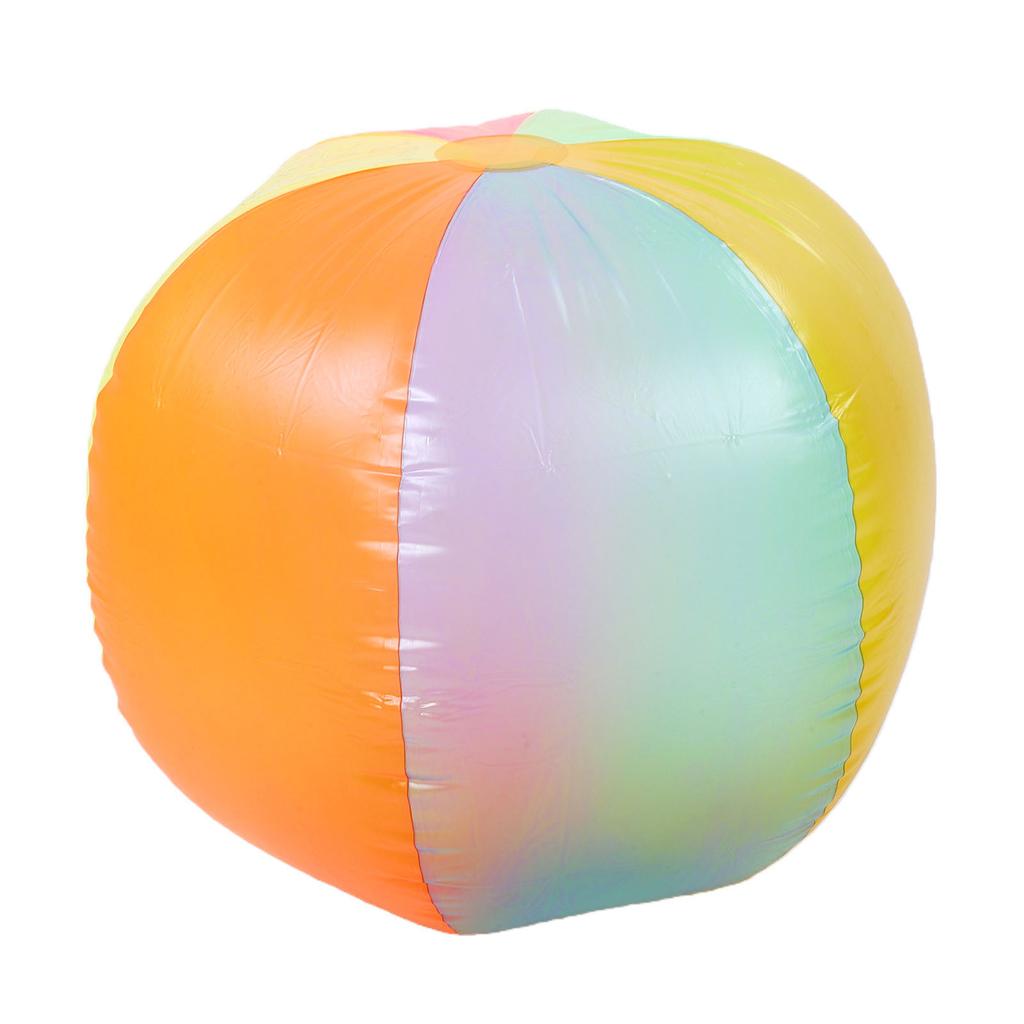 31.5in Large Inflatable Beach Ball Large Rainbow Color Swimming Pool Beach Ball Toy for Summer Party Outdoor Lawn
