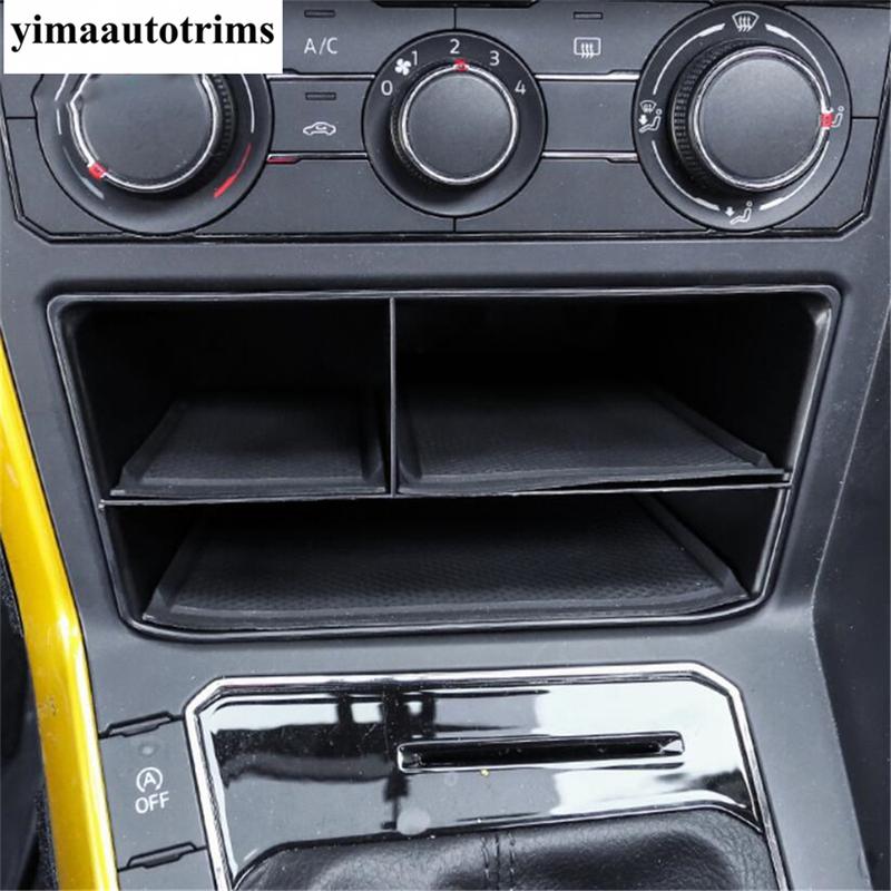 For VW Volkswagen Polo - Door Armrest Box Middle Storage Glove Phone Container Organizer Cover Kit Trim Accessories
