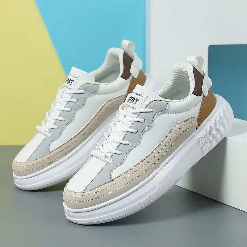 Fashion Men's casual sports shoes, soft soled height increasing shoes, women's outdoor walking shoes, 2024 summer new casual shoes