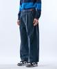 Pillogeulaem Real Chino Washed Wide Crop Pants_Navy