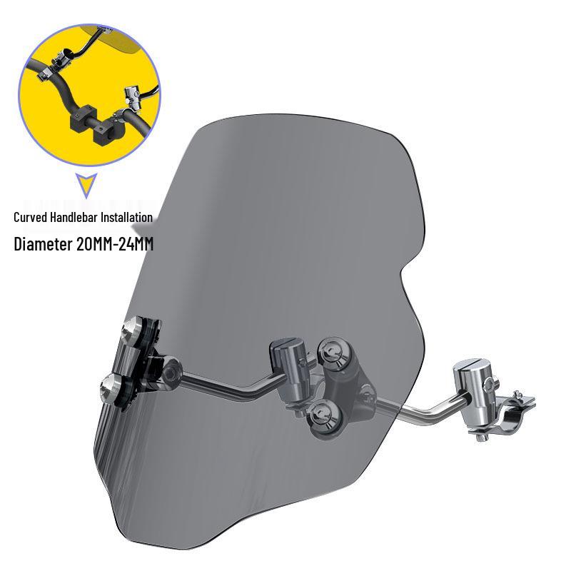 Compatible Windshield for Haojue DKS, Suzuki, Honda, CB400F, GL, and Other Motorcycles.