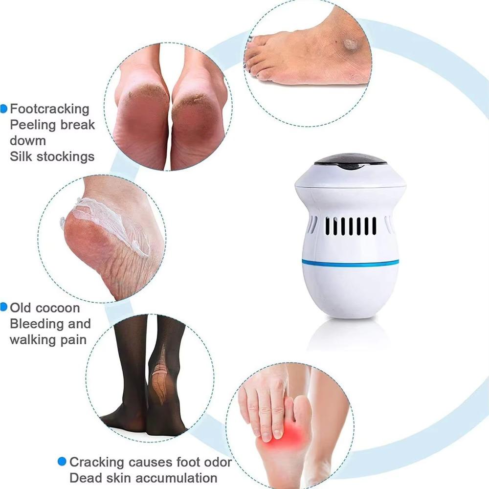 2 Speed Adjustable Foot Grinder Automatic Vacuuming Foot Calluses Remover  Stockings