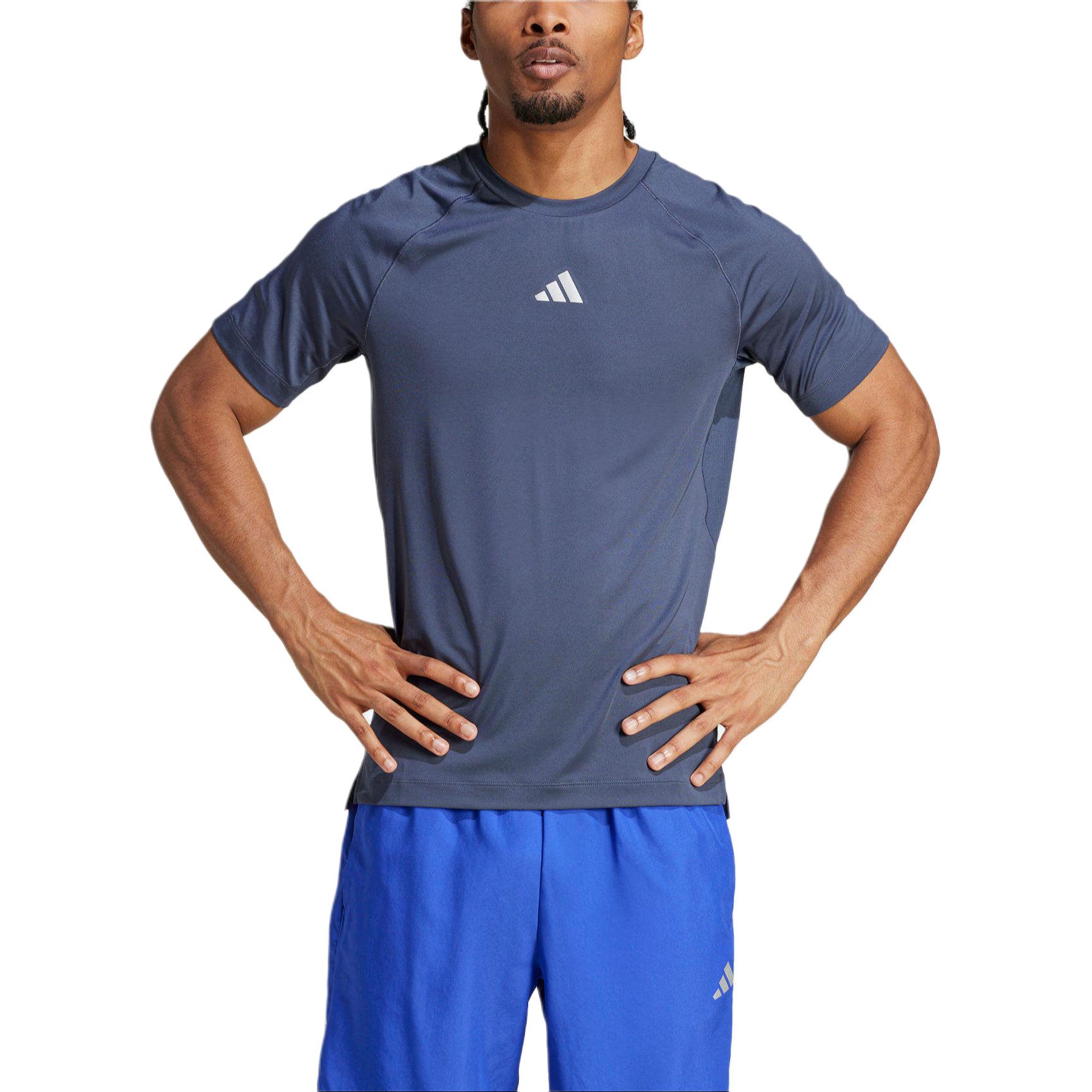 Adidas SportPerformance GYM+AEROREADY Футболка Мужская Синяя IW8374 L