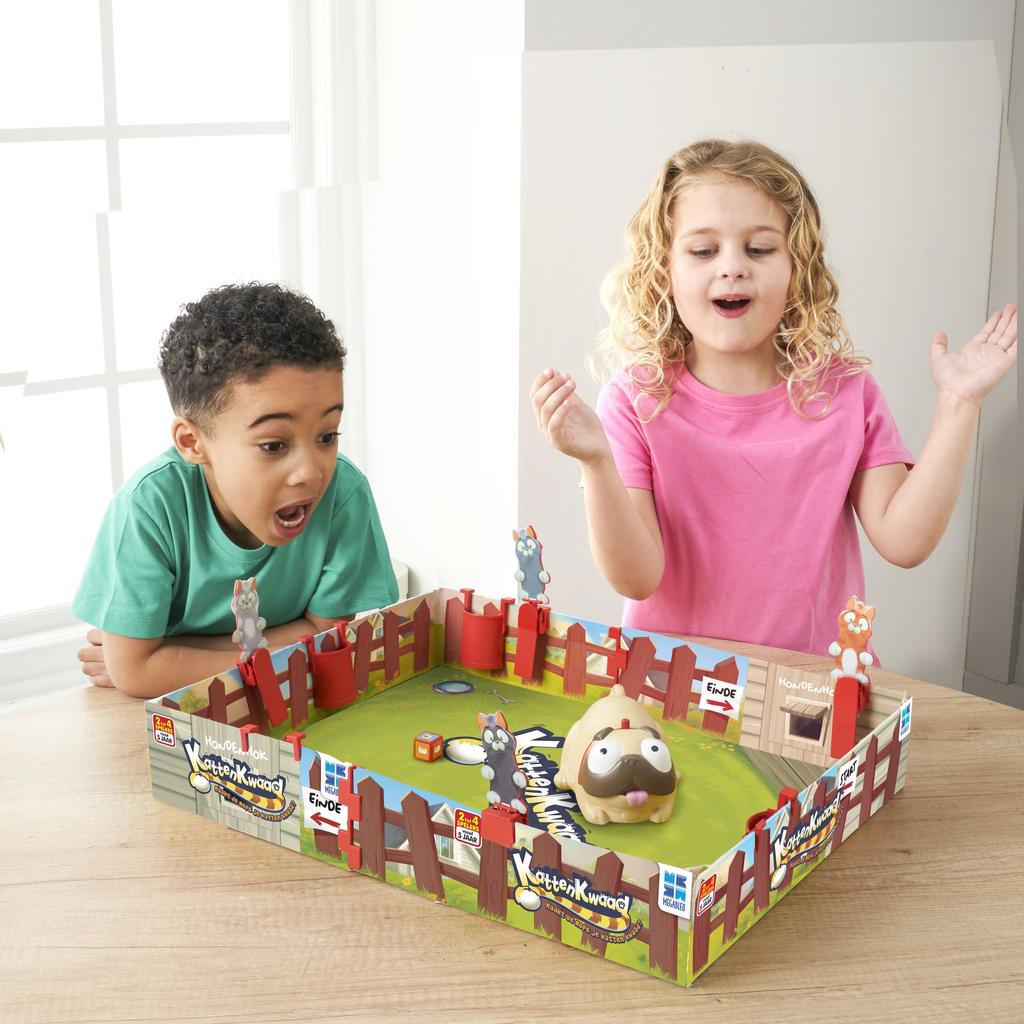 Board Game - Megableu - Cat'panic - Advance Your Cat, Avoid the Mastiff Dog’