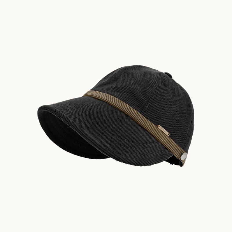 Spring and summer thin fashion fisherman hat for women, with large brim to cover the face and protect from the sun, can be styled with a ponytail,