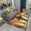 Pirate Ship Carpet Dusk Art Floor Mat Entrance Door Mat Bedroom Living Room Kitchen Bathroom Non-Slip Carpet Doormat Home Decor