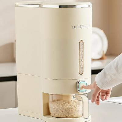 5KG/10KG Sealed Rice Bucket Moisture Proof Rice Dispenser With Cup Grain Powder Boxes Storage Food Cereal Container Convenient