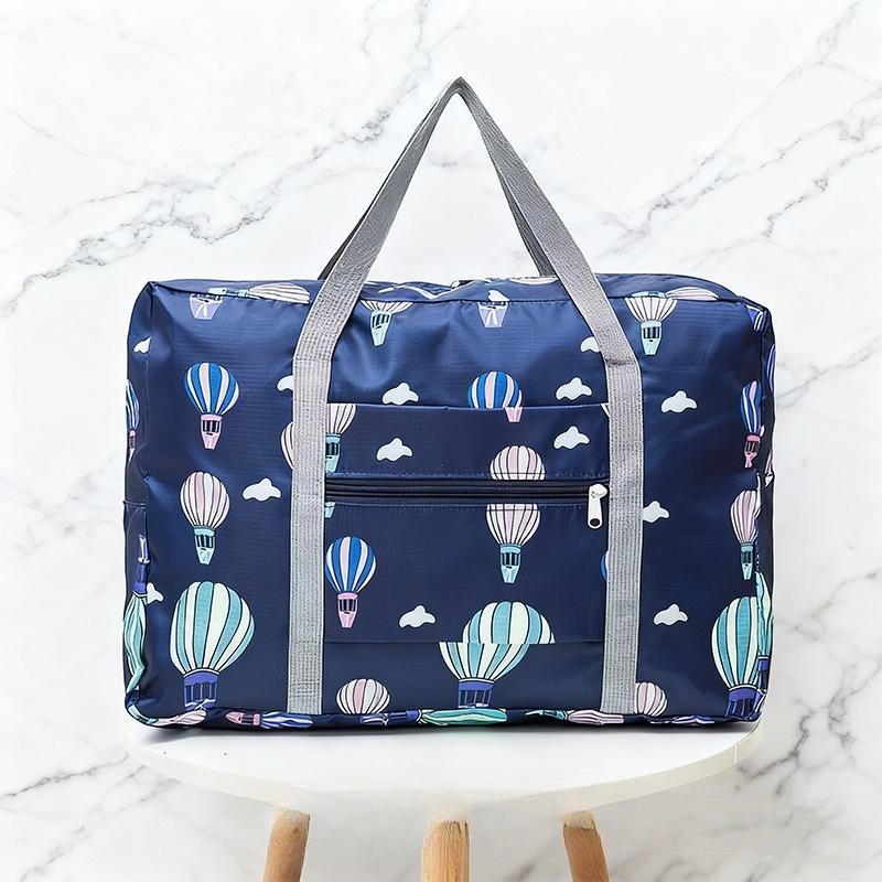 Foldable Extra Large Travel Duffel Bag – Lightweight Polyester with Stylish Star Pattern, Easy Storage & Fast Packing