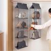 Closet Handbag Hanging Organizer For Wardrobe Storage Bag Door Wall Clear Sundry Shoe Bag with Hanger Pouch Handbag Organizer
