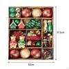70 Pieces Christmas Ball Ornaments Set Pendant Drops, Tree Hanging Ornaments, Xmas