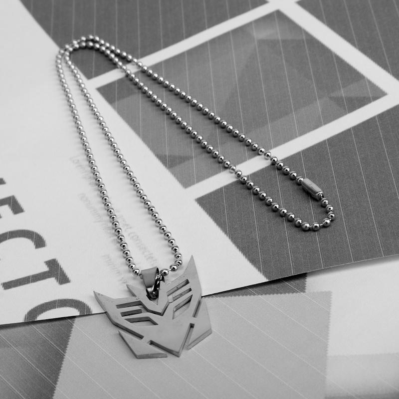 Jewelry Transformation Stainless Steel Silver Plated Pendant Necklace for Men Gifts