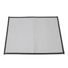 Fireproof Grill Pad Fiberglass Cloth Heat Resistant Foldable Square Fire Pit Mat for Patios Yards Gray L 105x60cm