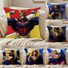 My Hero AcademiaAll Might Pillow Case Silky Elegant Comfort Sofa Bed Invisible Zipper