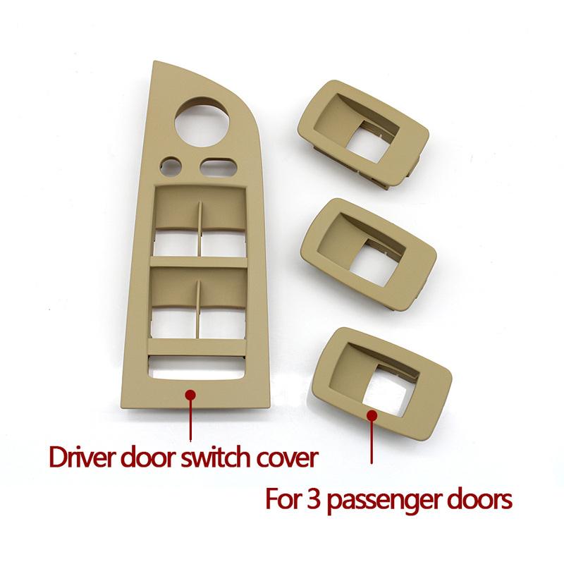 LHD RHD Car Window Lifting Switch Panel Outer Cover Replacement For BMW 3 Series E90 E91 316 318 320 325 328i