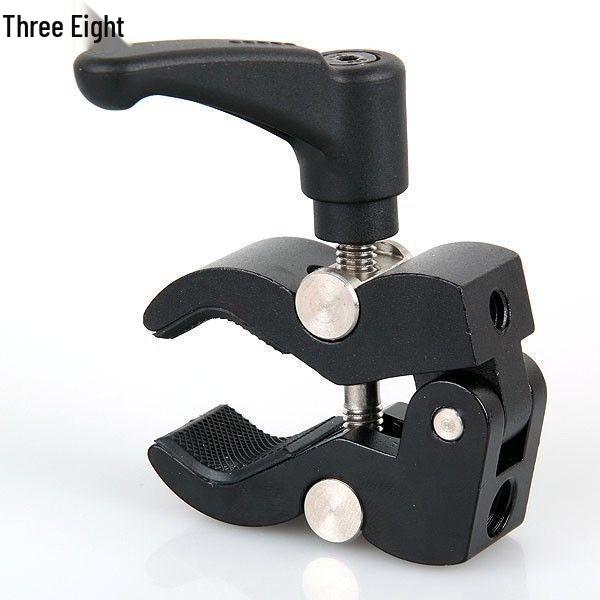 In-Stock Universal Metal Double Ball Head Mini Arm & Strong Crab Claw Clip Holder