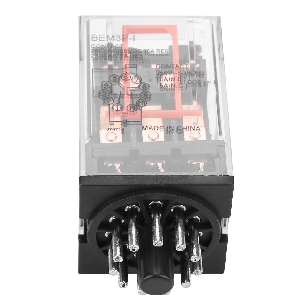 MK3P I AC 220V General purpose Electromagnetic Electric Relay 11 Pins 10A 3Z