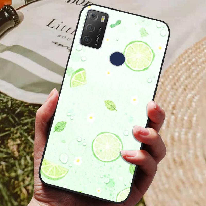 For TCL 20Y 20E 6125F Case Silicone Soft TPU Phone Cover for TCL 20Y 6156D Case Bumper for TCL20Y TCL20E Flower Animals Coques