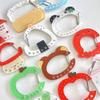 Kawaii Illustration Keychain Bag Charms Acrylic Pendant Decoration Carabiner Accessory for Backpack and Handbook Gifts