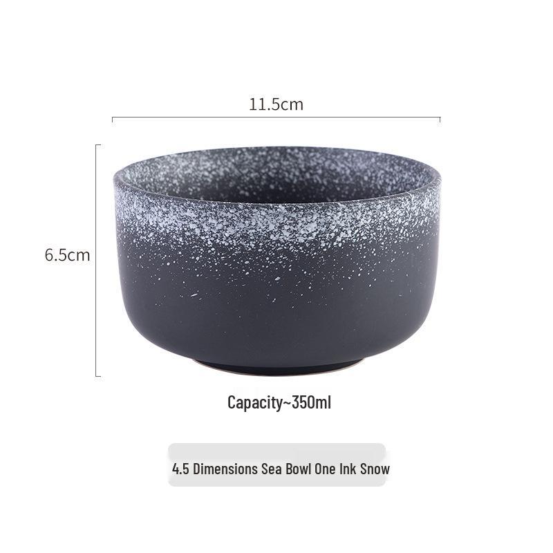 Japanese 5-Inch Rice Bowl: Versatile Tableware for Soup, Salad, and Meals