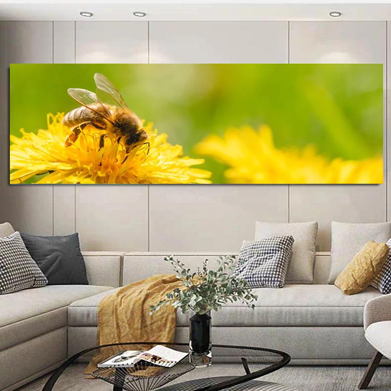 Natur Frühling Blume Poster und Drucke Landschaft Leinwand Malerei Wand Kunst Gänseblümchen Bilder Wohnzimmer Home Decor Kein Rahmen