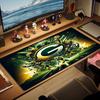Green Bay Packers Logo Color Mouse Pad Large Gaming Table Cushion Non-slip Laptop Tablet Big Mousepad XXL Mat Mini PC Playmat With Lock Edge
