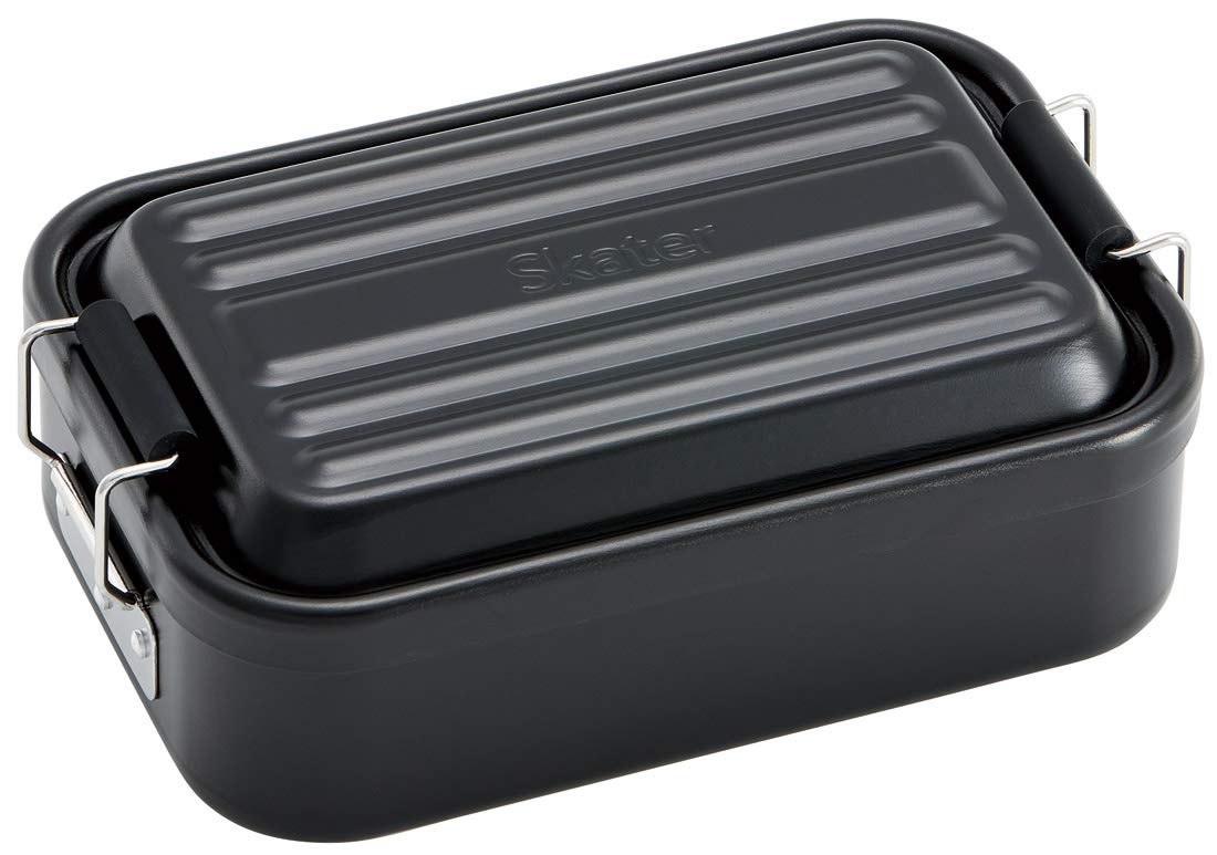 

Skater Fluffy Aluminum Bento Box 600ml Black.AFT6B-A